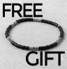 » Silver Bead & Black Onyx Bracelet (100% off) sold by Rose Gold & Black