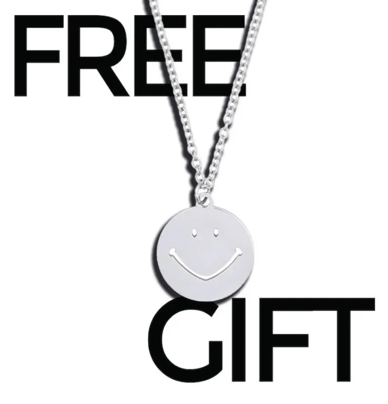 » Smile Pendant Necklace (100% off) sold by Rose Gold & Black