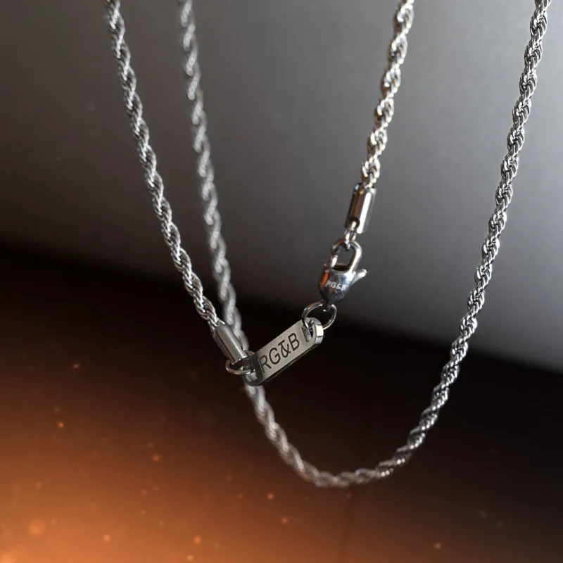 Cross & Chain Necklace Set - Silver sold by Rose Gold & Black product image thumbnail 2