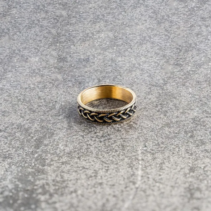 Knot Ring (24kt Gold) sold by Rose Gold & Black
