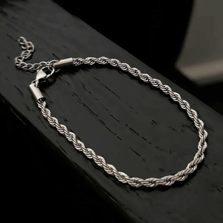 Minimal Silver Rope Chain - BUNDLE & SAVE sold by Rose Gold & Black product image thumbnail 3