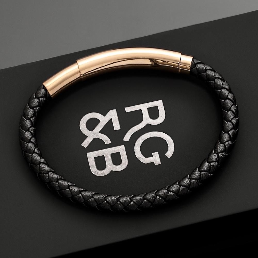 Woven Adjustable Single sold by Rose Gold & Black product image thumbnail 2
