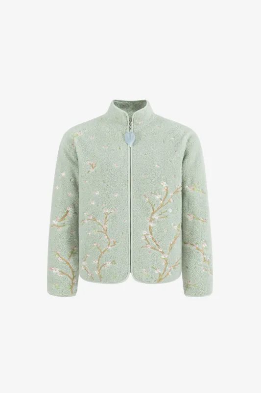 Hanami Embroidery Fleece made by Yitai