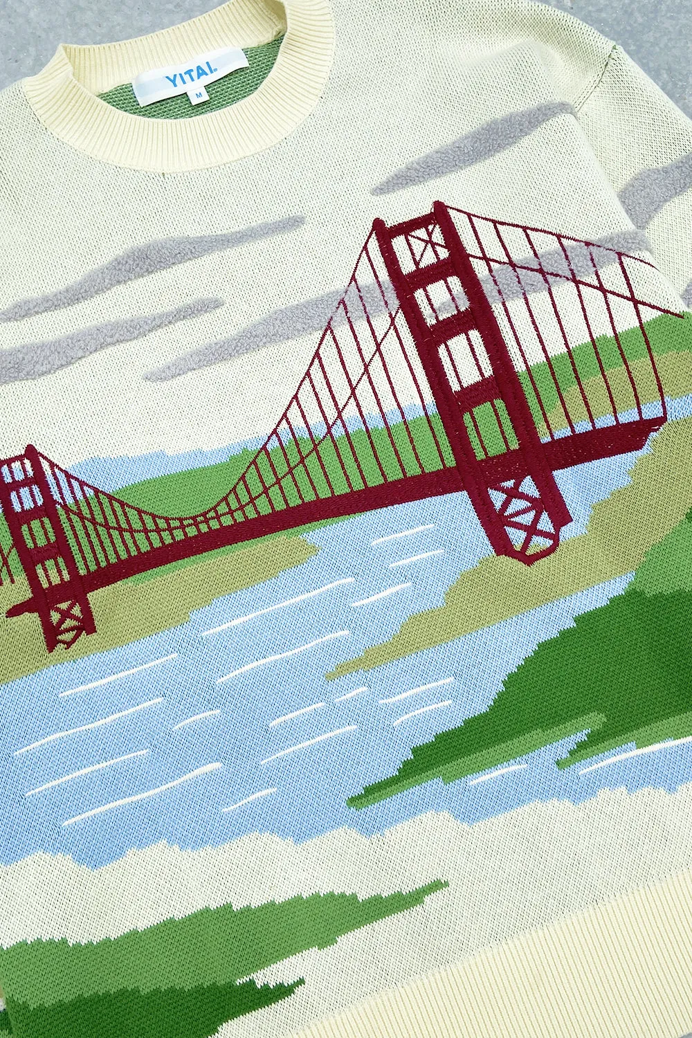 Golden Gate Embroidery Sweater sold by Yitai product image thumbnail 5