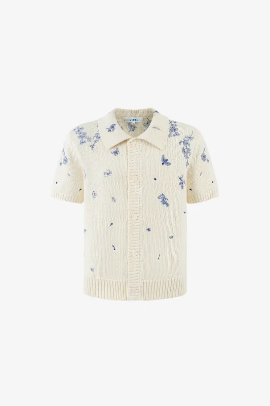 Fine China Button Up made by Yitai