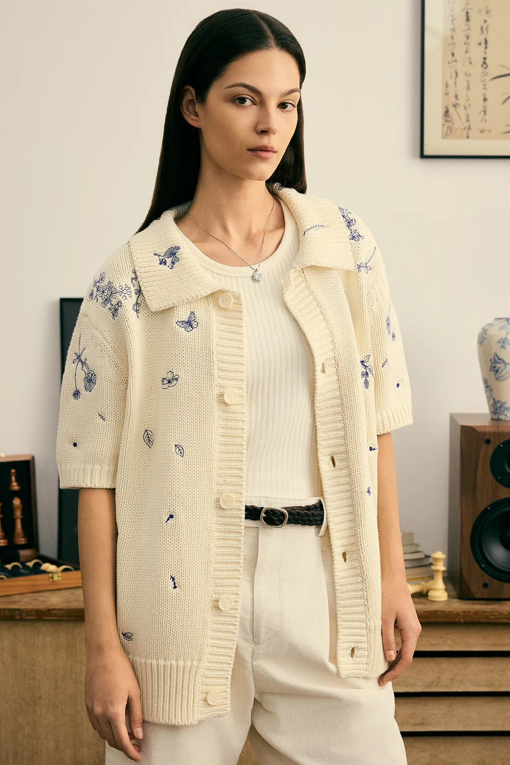 Fine China Button Up sold by Yitai product image thumbnail 3