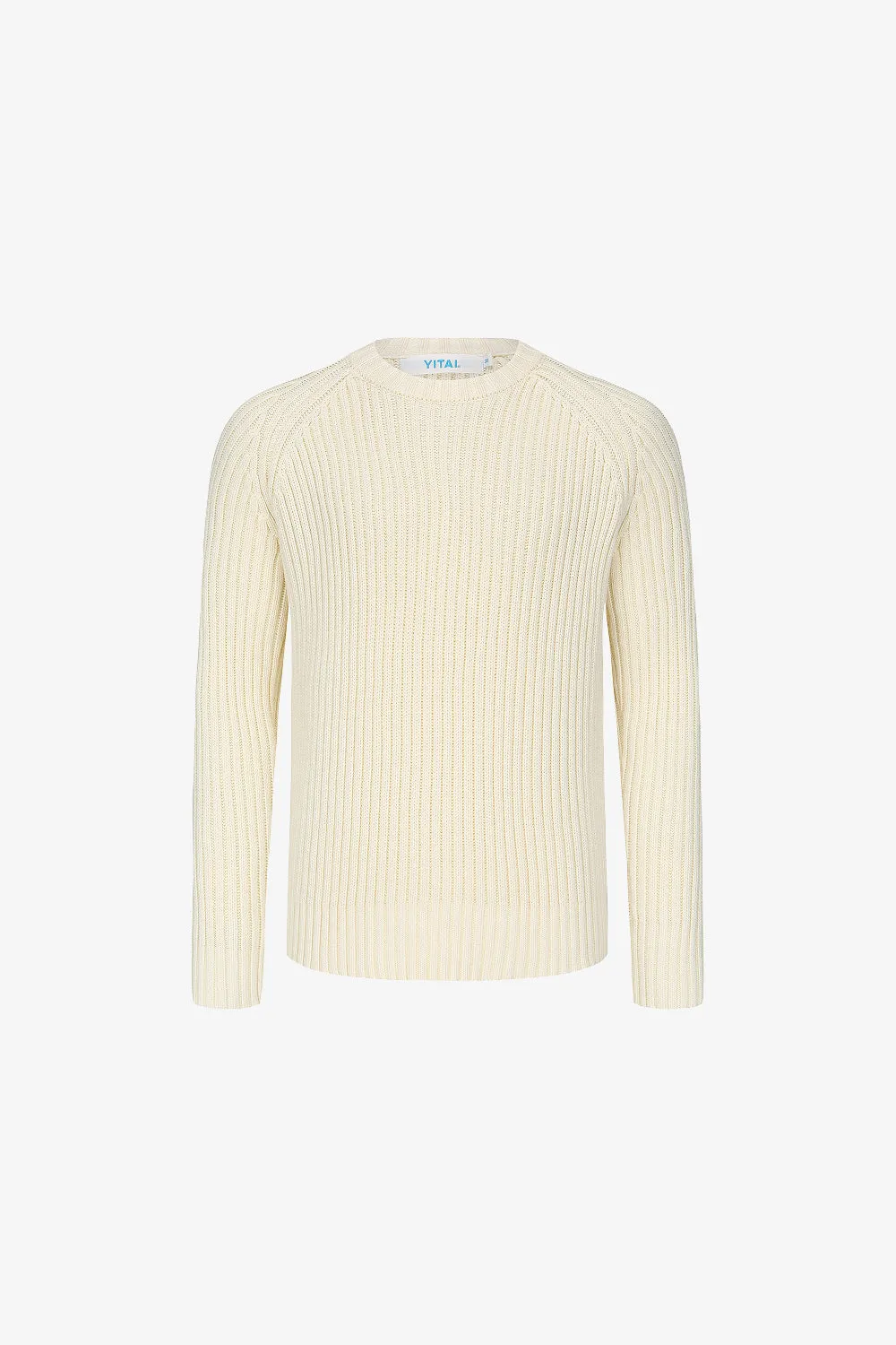 Signature Rib Sweater - Cream sold by Yitai