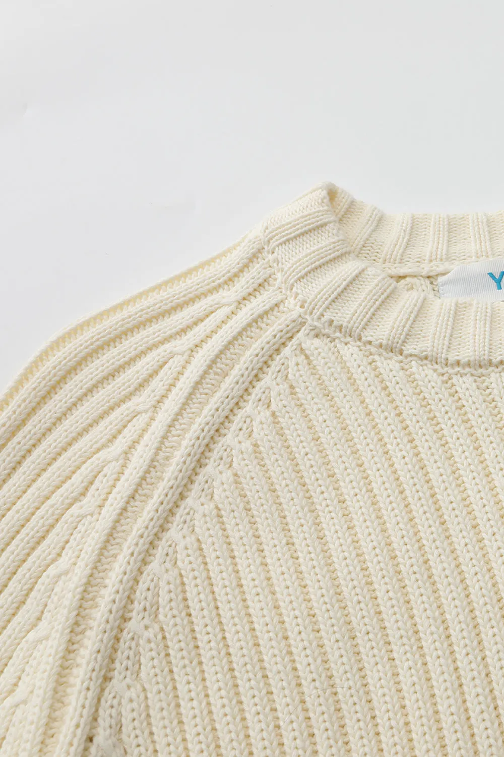 Signature Rib Sweater - Cream sold by Yitai product image thumbnail 4