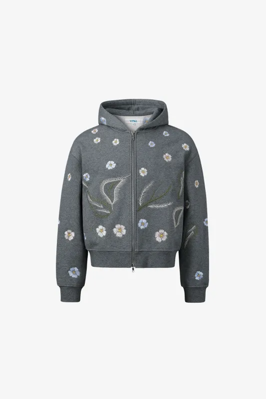 Botanica Embroidery Hoodie made by Yitai