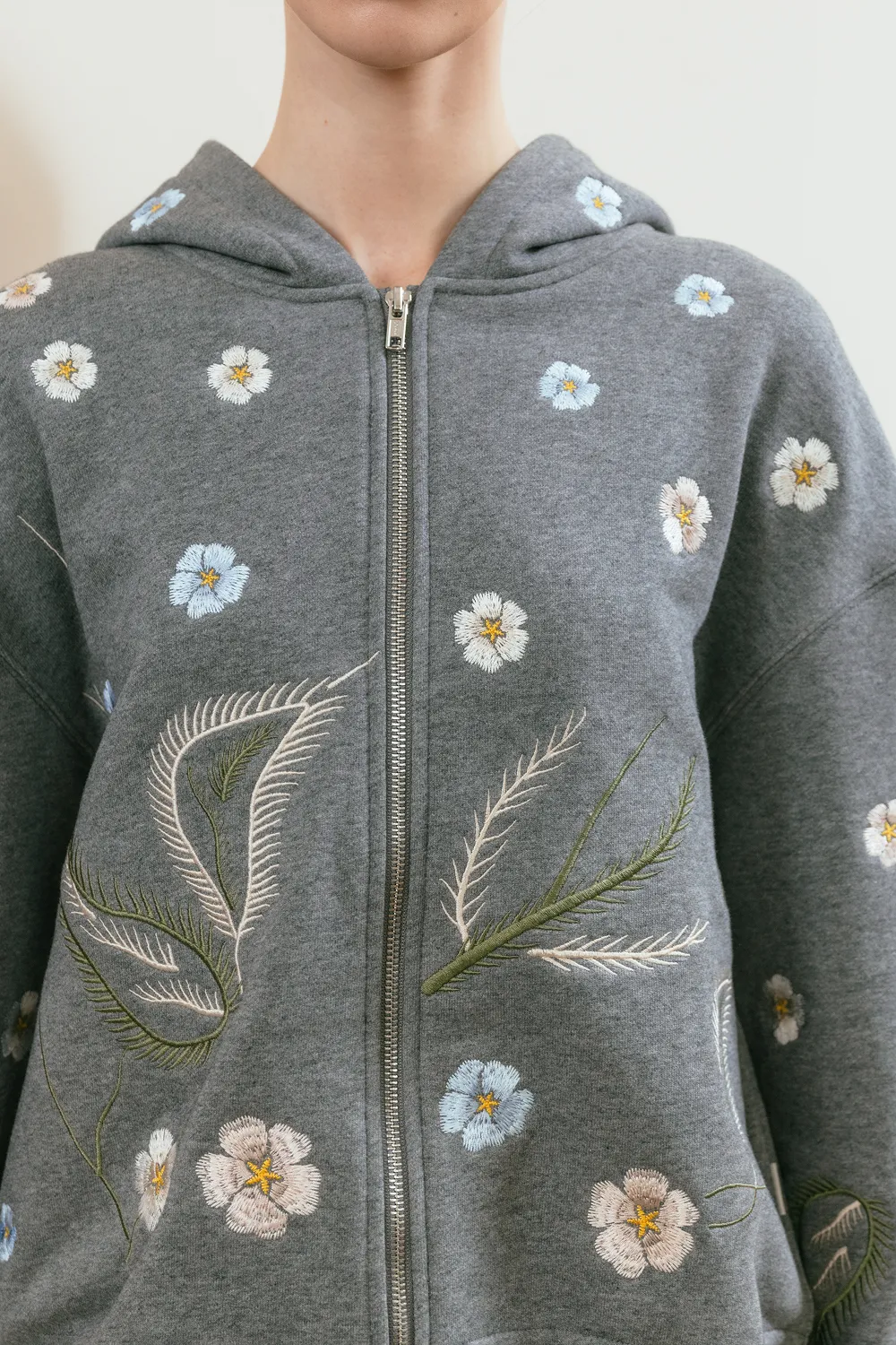 Botanica Embroidery Hoodie sold by Yitai product image thumbnail 5