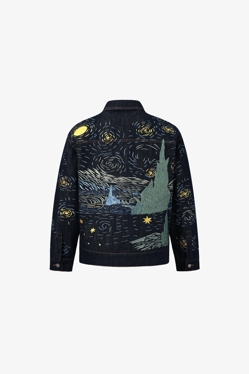 Starry Night Denim Jacket sold by Yitai product image thumbnail 2