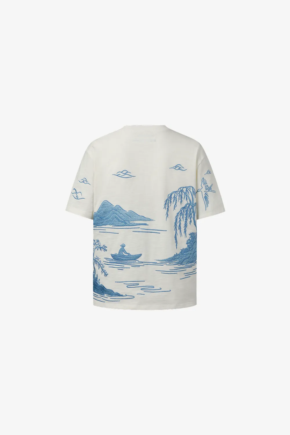 Landscape Embroidery Tee sold by Yitai product image thumbnail 2