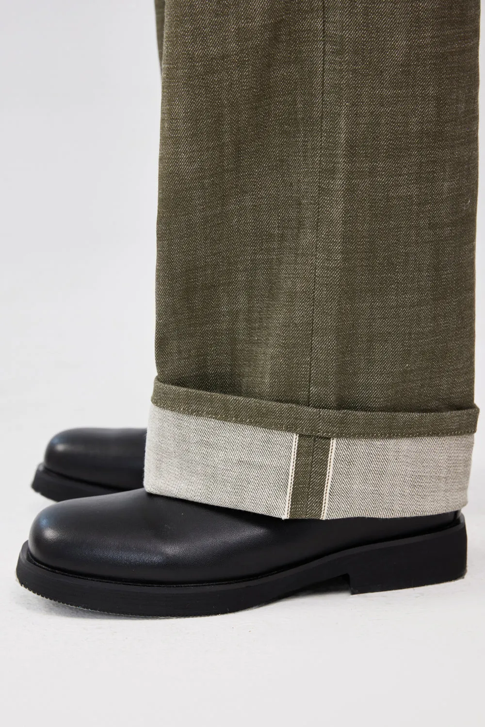 Military Green Selvedge Denim sold by Yitai product image thumbnail 3