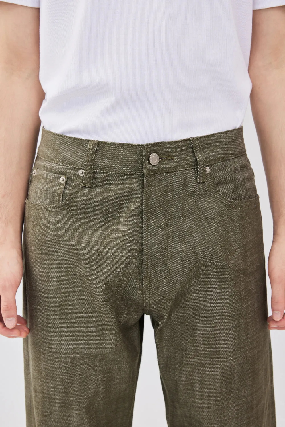 Military Green Selvedge Denim sold by Yitai product image thumbnail 4