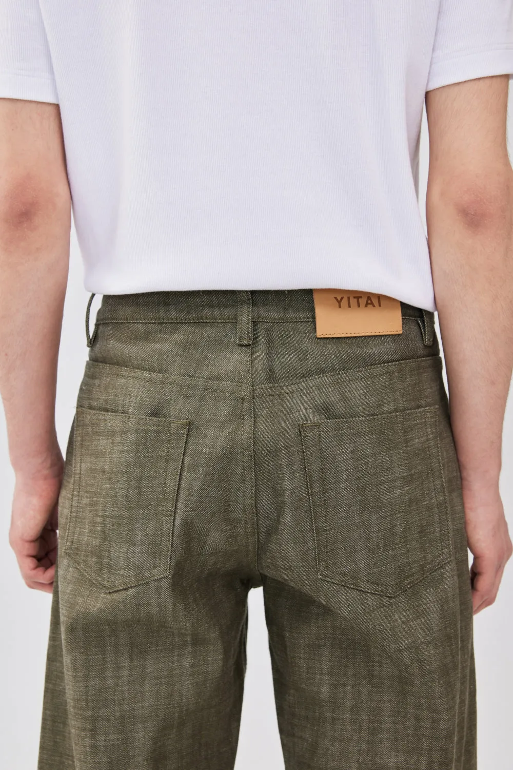 Military Green Selvedge Denim sold by Yitai product image thumbnail 5