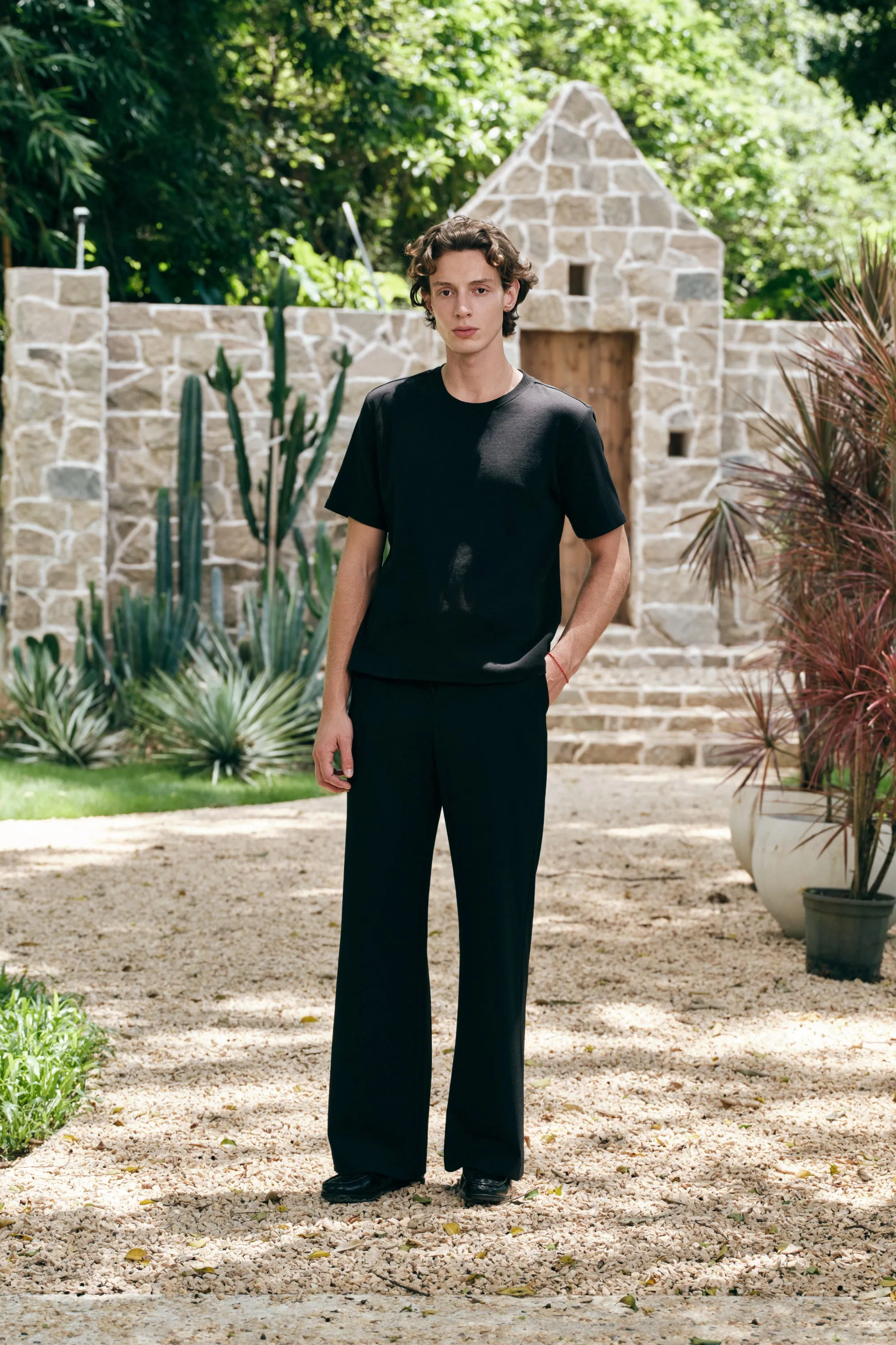 Rib Tee - Black sold by Yitai product image thumbnail 3