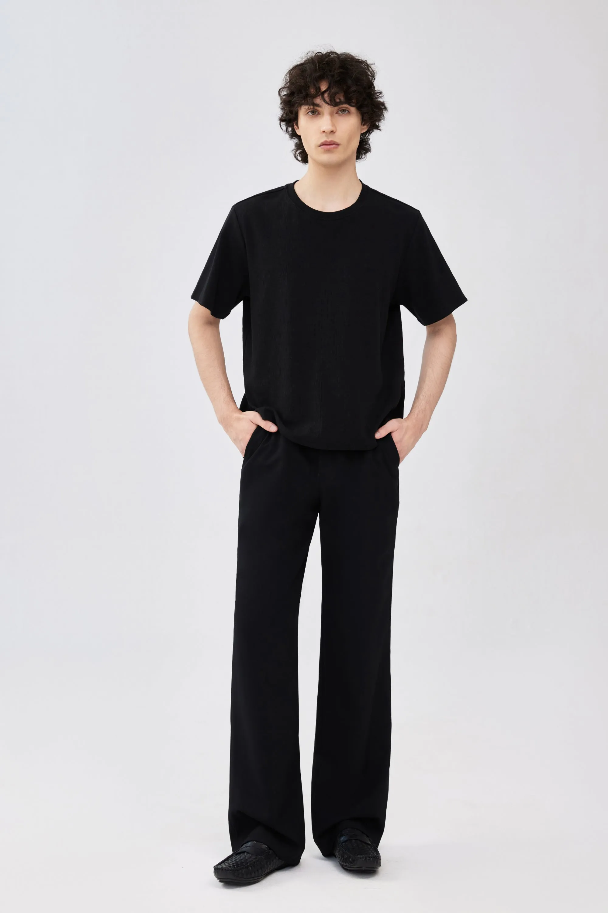 Rib Tee - Black sold by Yitai product image thumbnail 4
