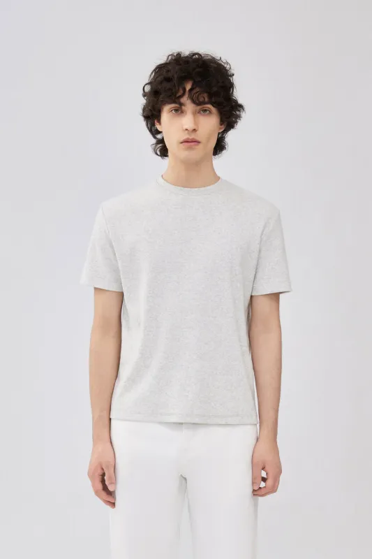 Rib Tee - Grey made by Yitai