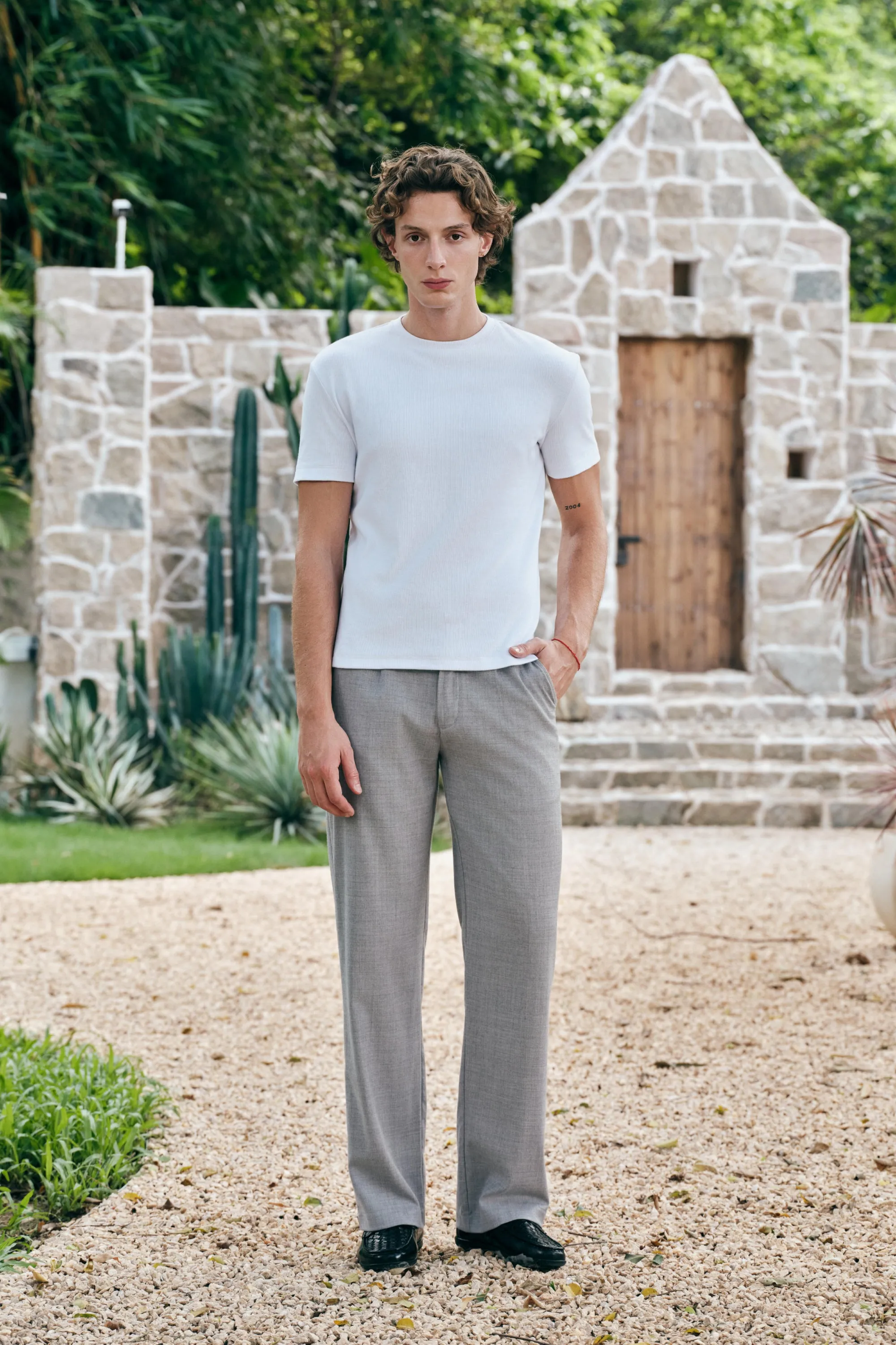 Rib Tee - White sold by Yitai product image thumbnail 4