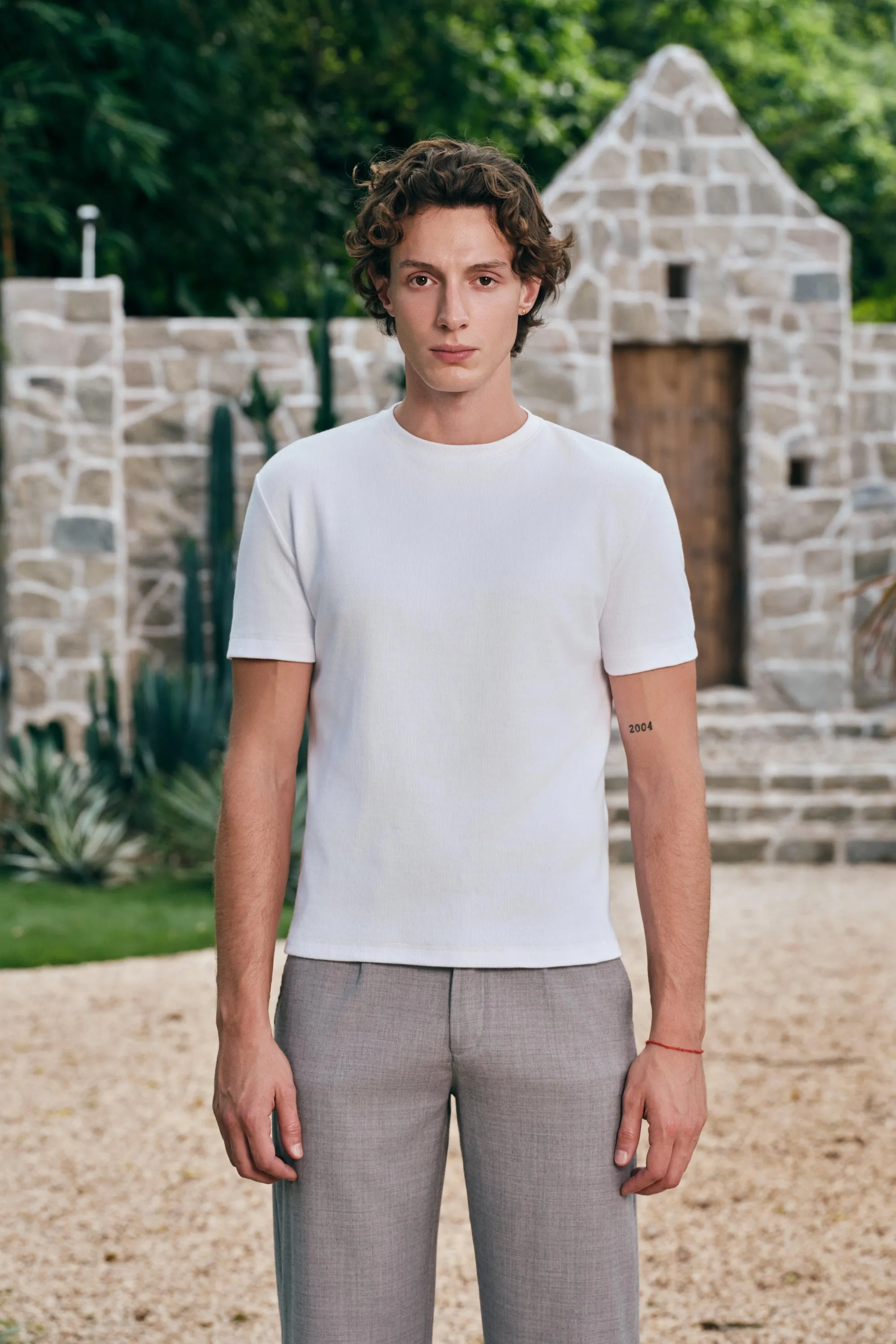 Rib Tee - White sold by Yitai product image thumbnail 3