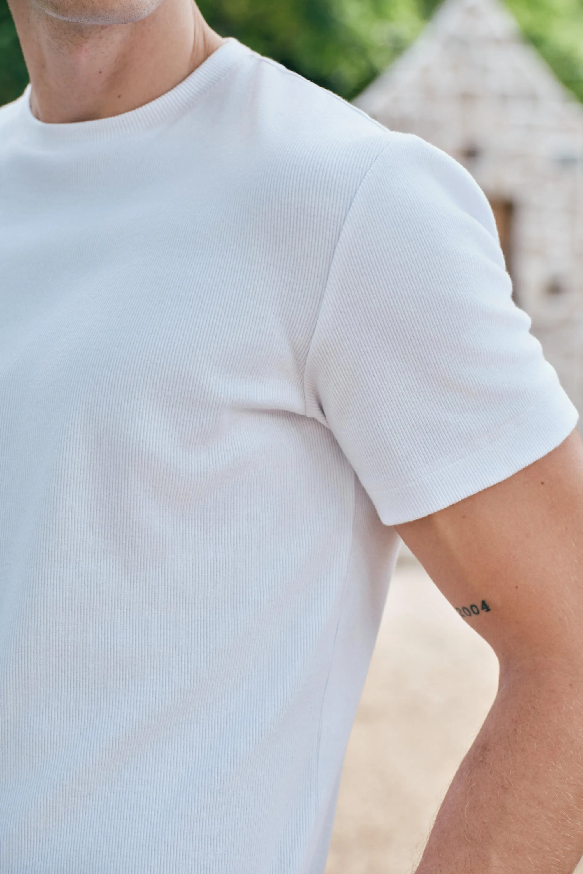 Rib Tee - White sold by Yitai product image thumbnail 2