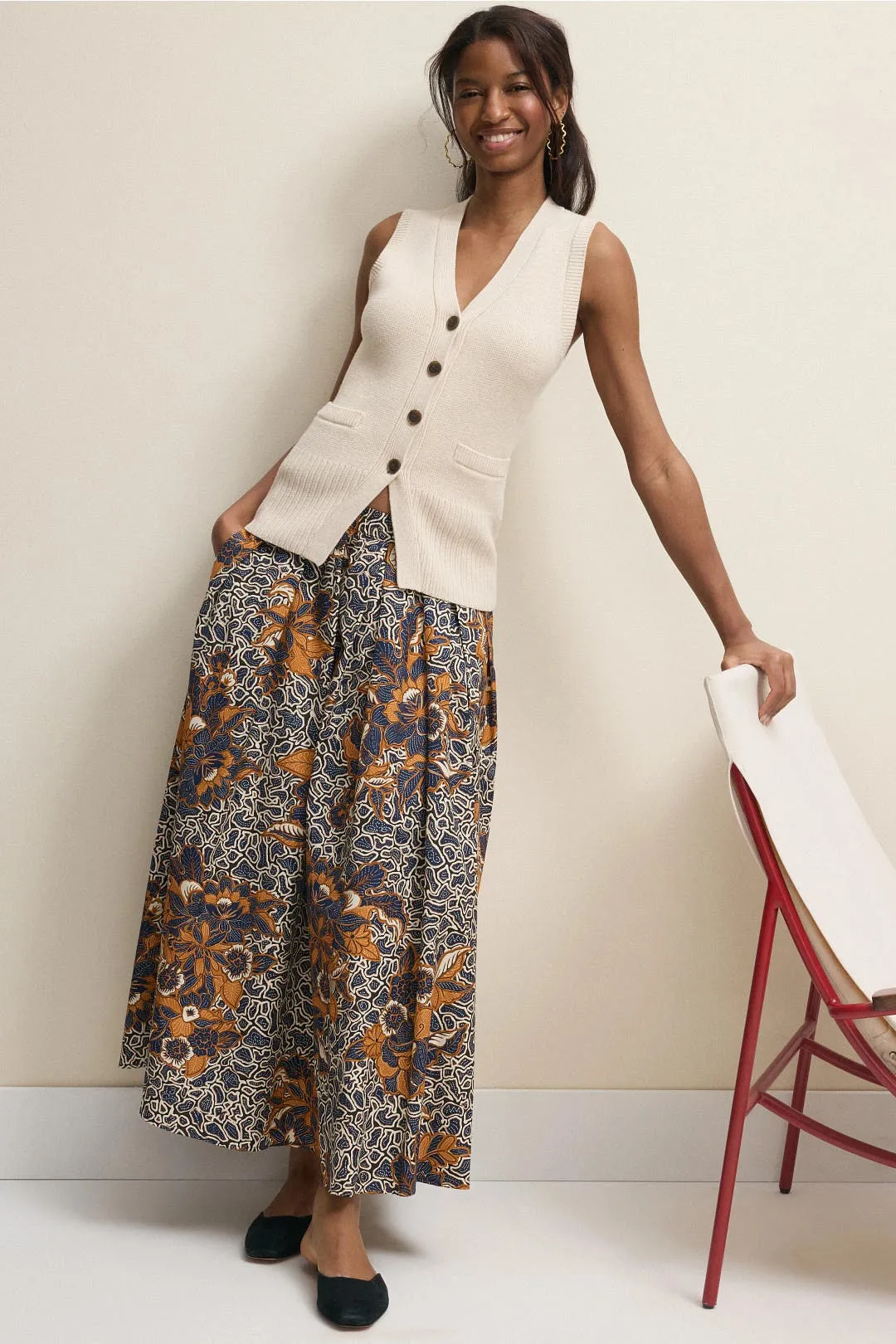 Uomo Midi Skirt sold by Rent the Runway