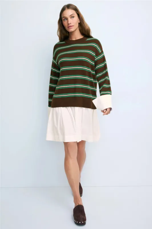 Pip Poplin Combo Dress made by Simon Miller