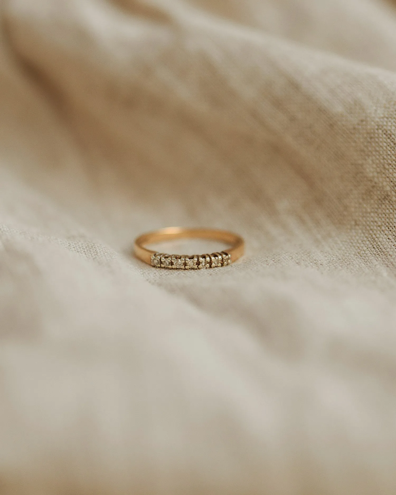 Edith 9ct Gold Diamond Ring sold by Rock n Rose product image thumbnail 2