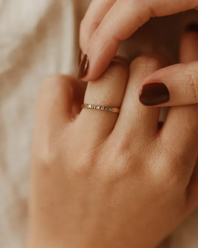 Edith 9ct Gold Diamond Ring sold by Rock n Rose