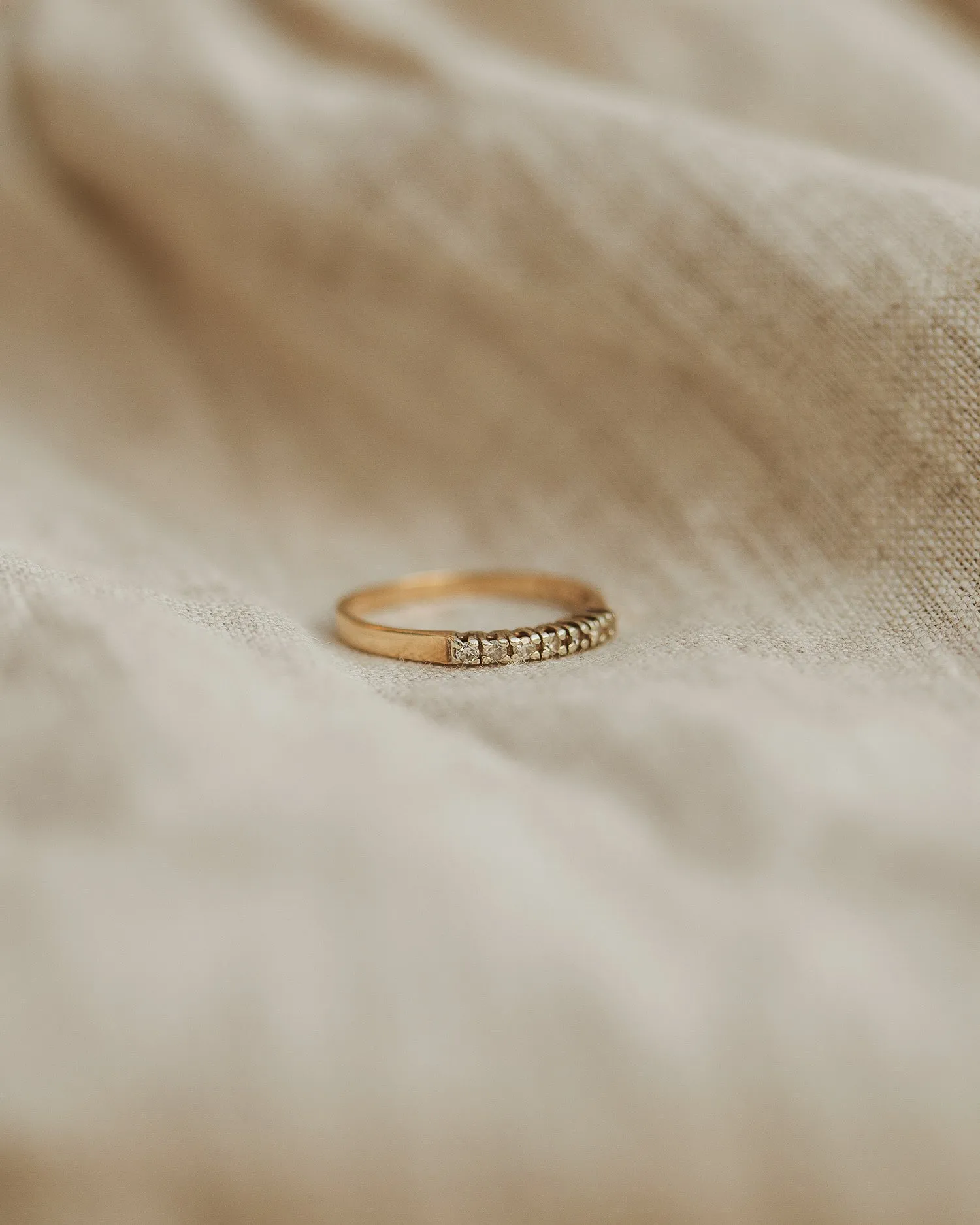 Edith 9ct Gold Diamond Ring sold by Rock n Rose product image thumbnail 3