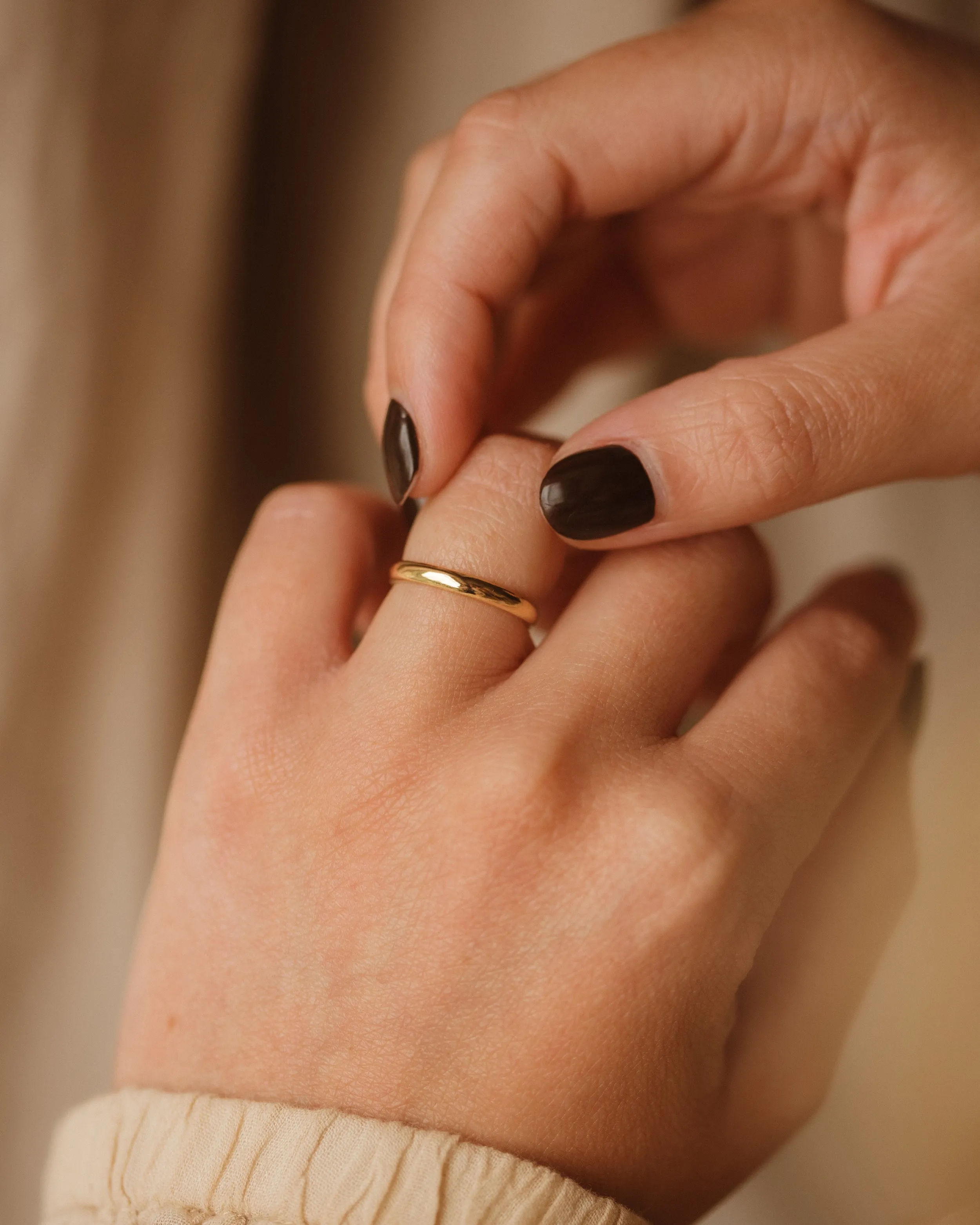 Ethel 1982 9ct Gold Band Ring sold by Rock n Rose product image thumbnail 4