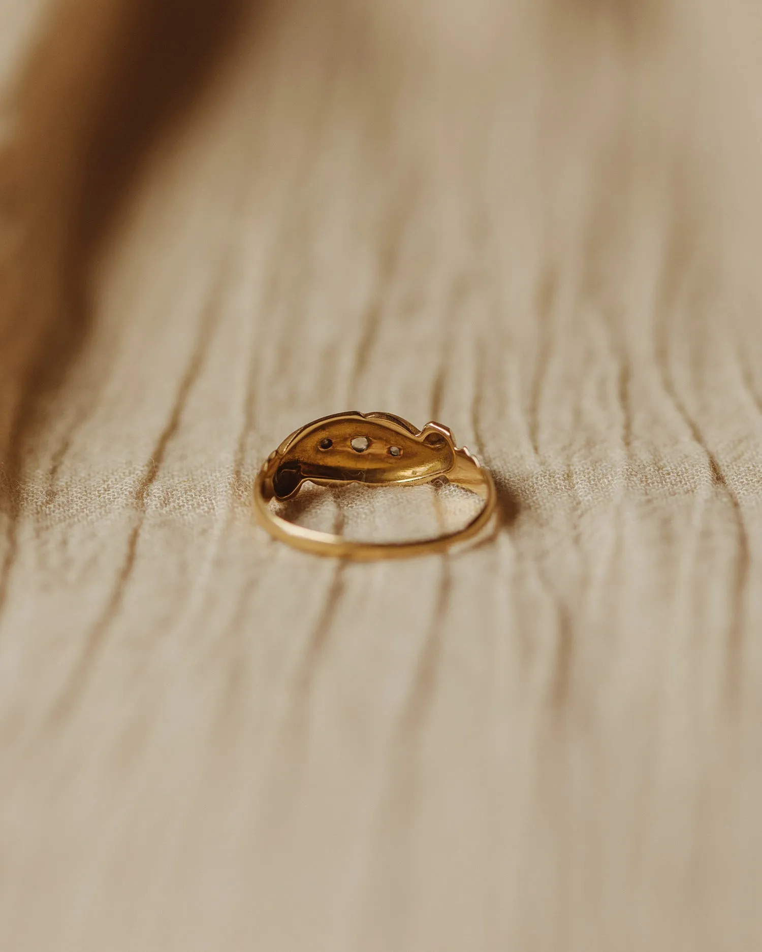 Dusty 9ct Gold Diamond Ring sold by Rock n Rose product image thumbnail 5