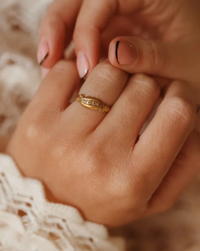 Dusty 9ct Gold Diamond Ring sold by Rock n Rose