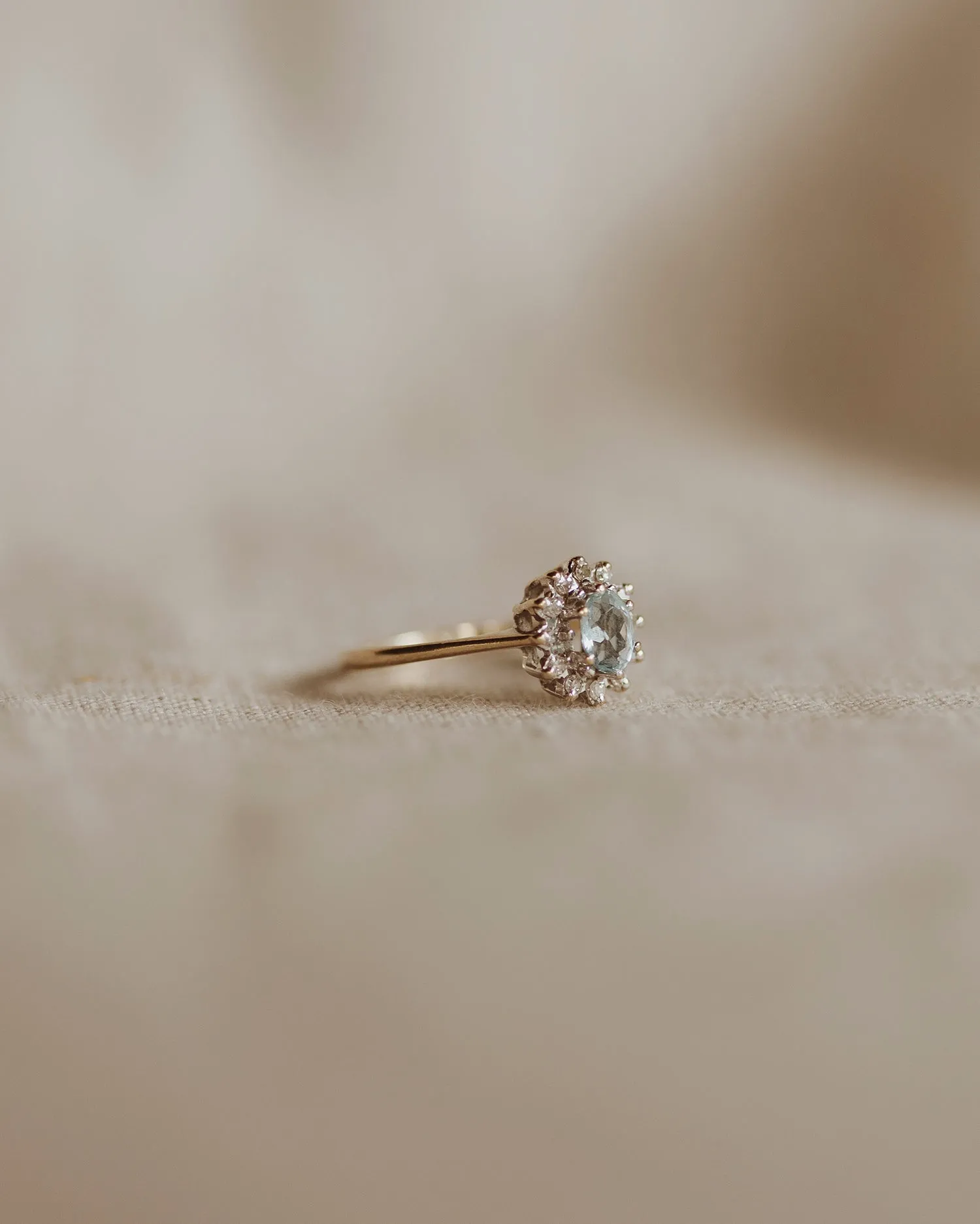 Annmarie 9ct Gold Aquamarine Ring sold by Rock n Rose product image thumbnail 3