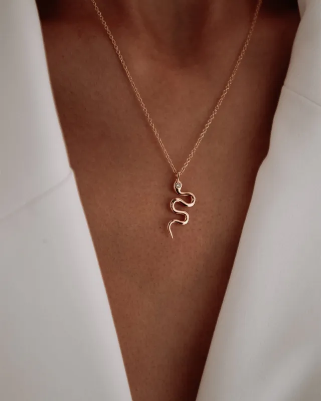 Zuri Snake Necklace sold by Rock n Rose