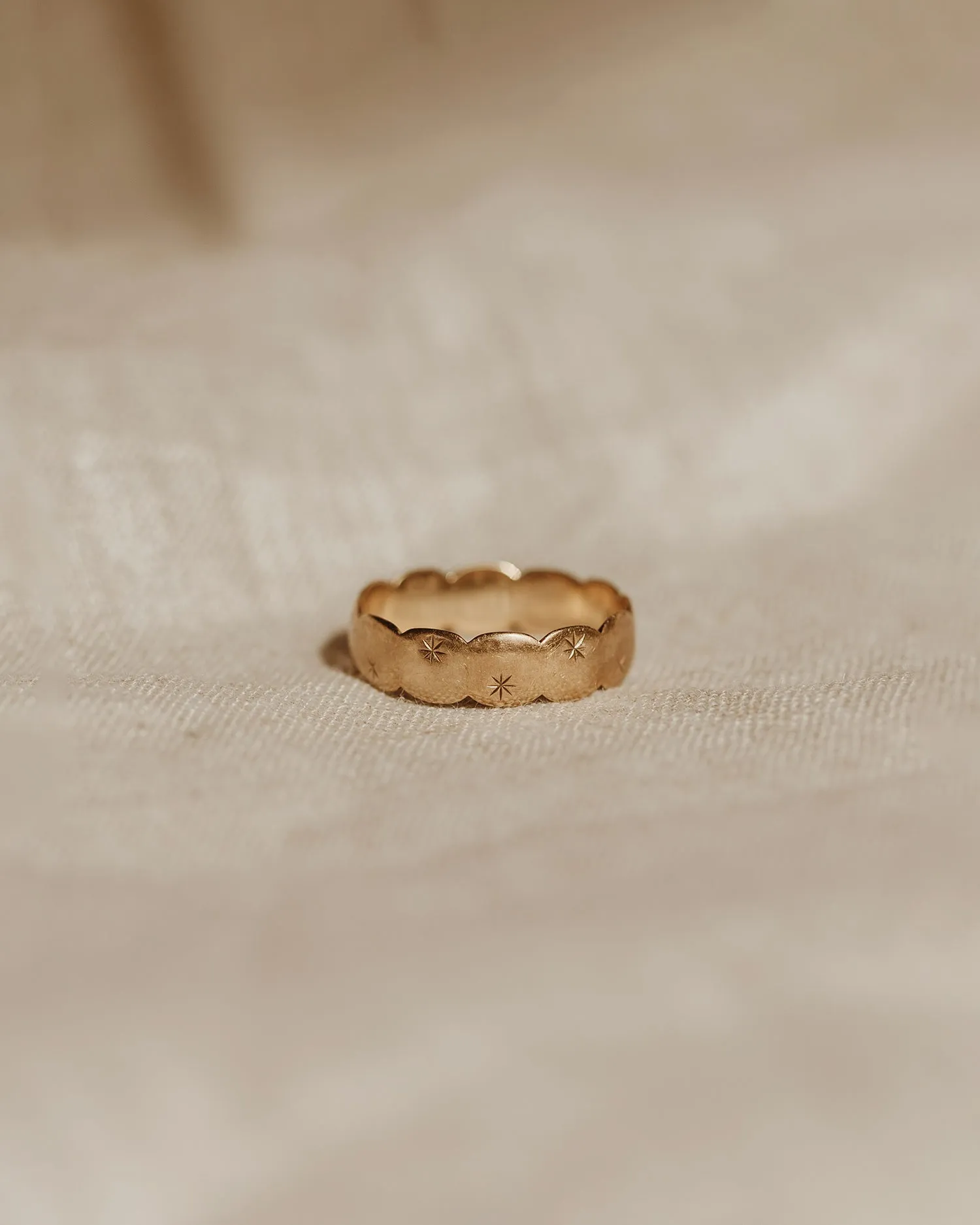 Olive 9ct Gold Starburst Ring sold by Rock n Rose product image thumbnail 3