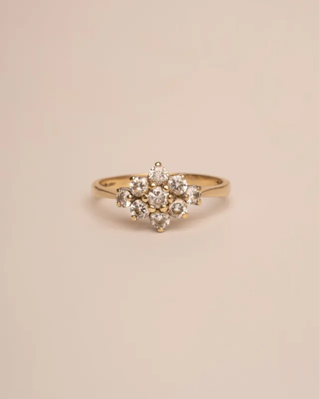 Imogen 9ct Gold Cluster Ring sold by Rock n Rose