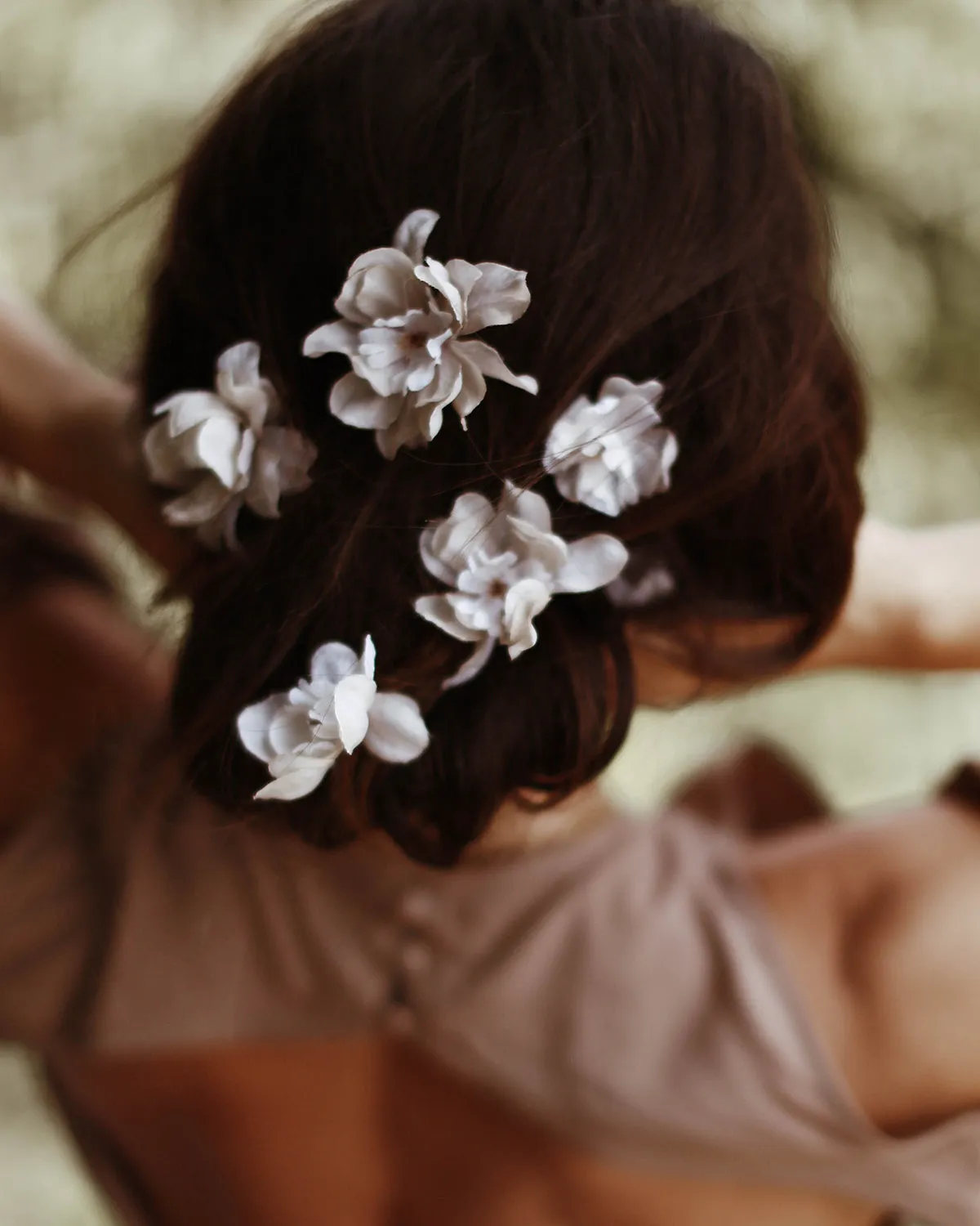 Franny Flower Hair Pins - Nude sold by Rock n Rose product image thumbnail 4