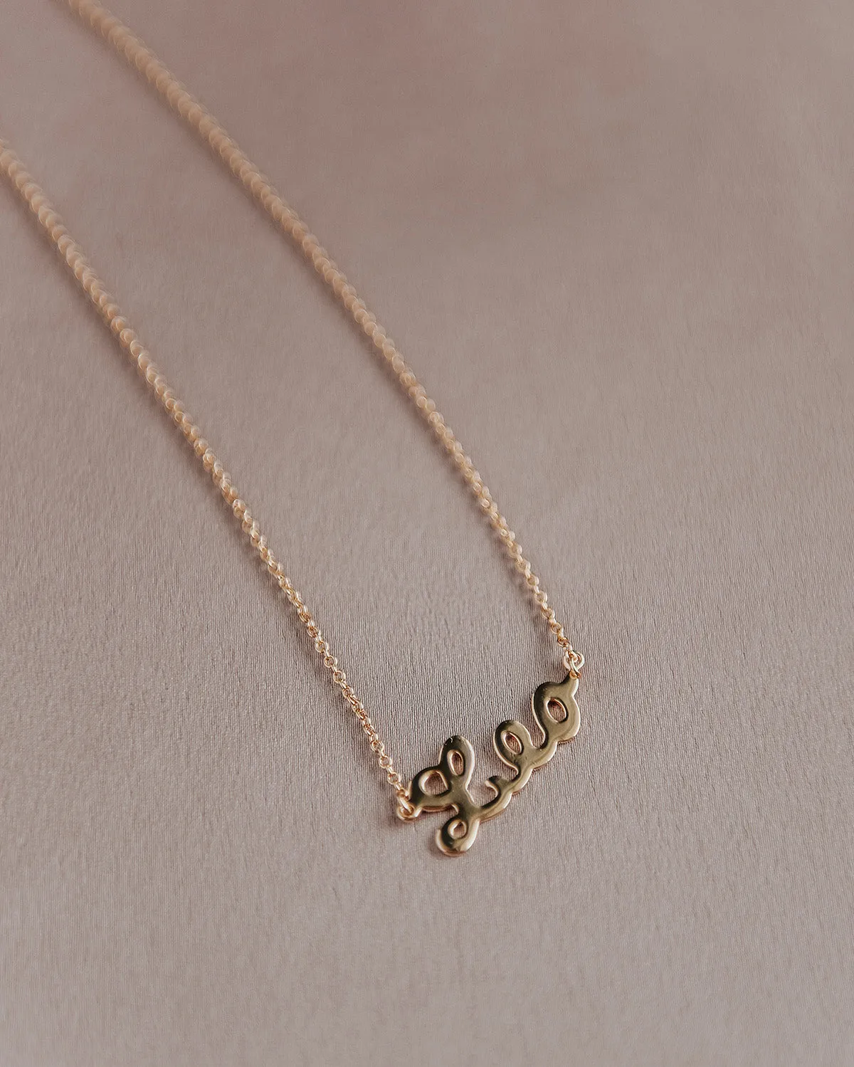 Leo Zodiac Nameplate Necklace sold by Rock n Rose product image thumbnail 5