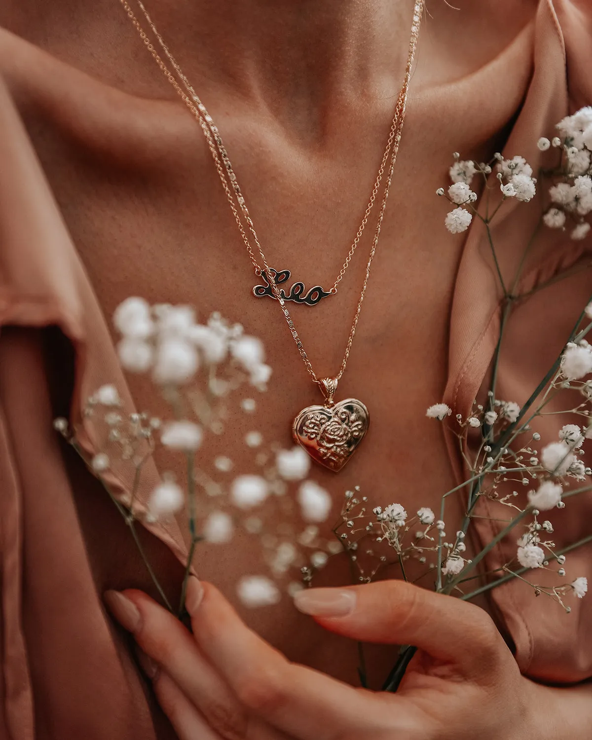 Leo Zodiac Nameplate Necklace sold by Rock n Rose product image thumbnail 4