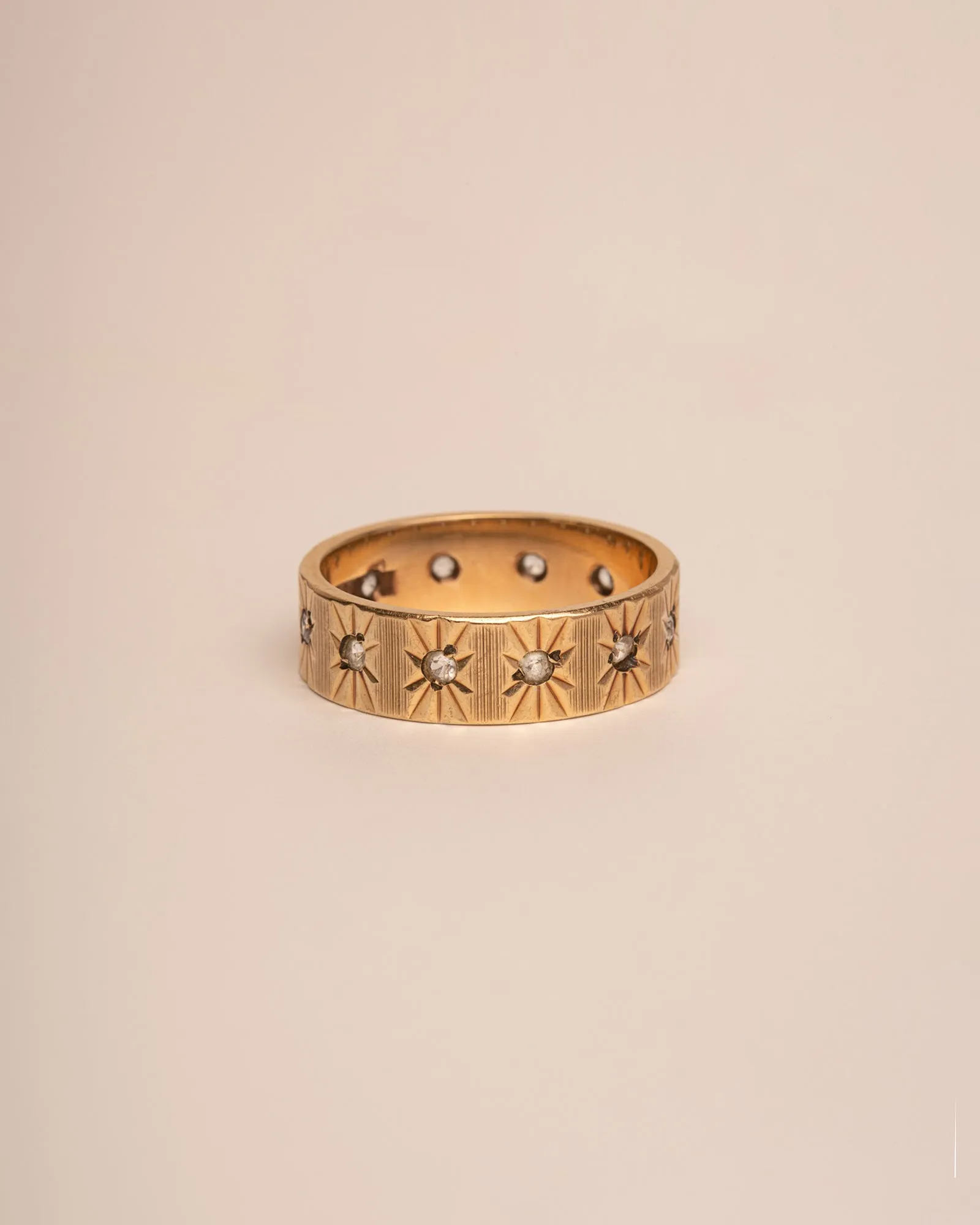 Adah 9ct Gold Eternity Ring sold by Rock n Rose product image thumbnail 3