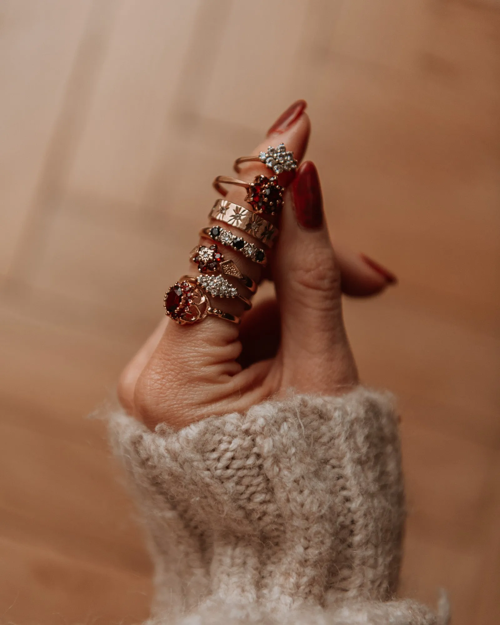 Adah 9ct Gold Eternity Ring sold by Rock n Rose product image thumbnail 2