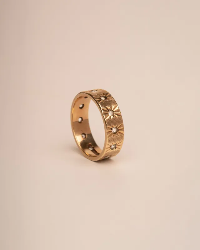 Adah 9ct Gold Eternity Ring sold by Rock n Rose