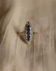 Constance Antique 18ct Gold Sapphire & Diamond Navette Ring sold by Rock n Rose