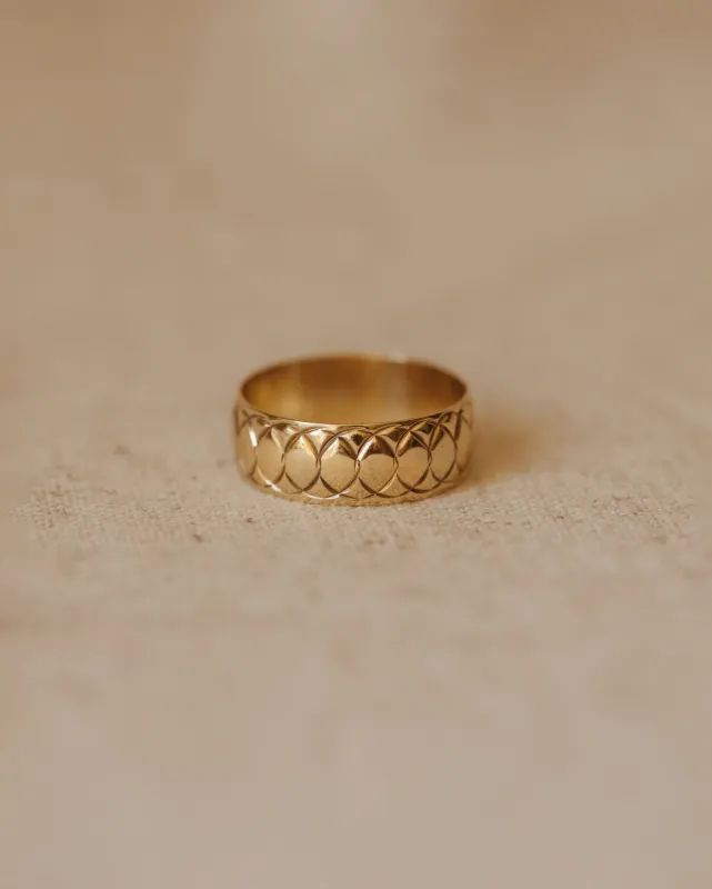 Zadie Vintage 9ct Gold Wedding Band Ring sold by Rock n Rose