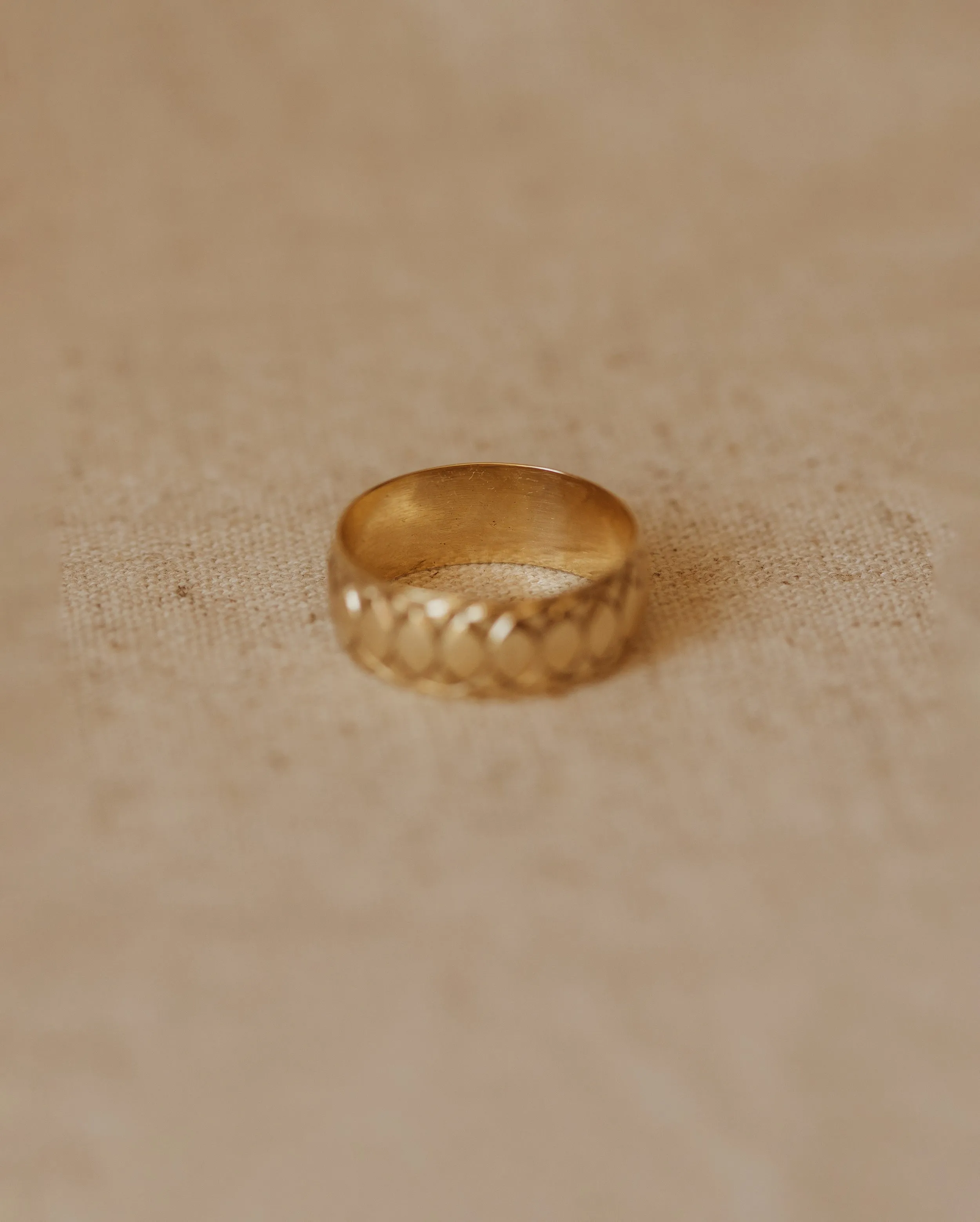 Zadie Vintage 9ct Gold Wedding Band Ring sold by Rock n Rose product image thumbnail 3