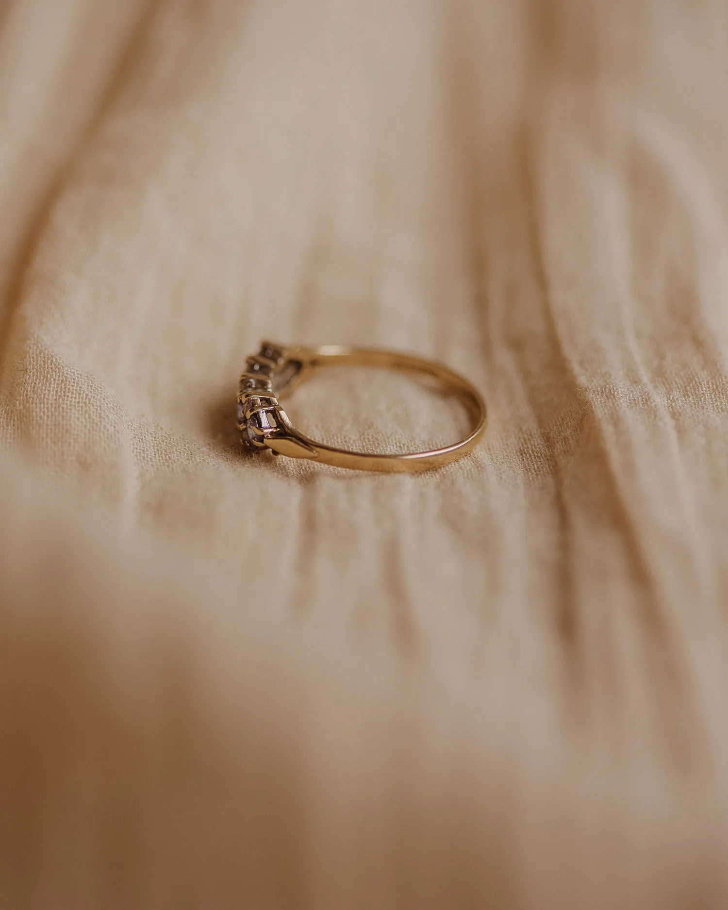 Nina 9ct Gold Vintage Tanzanite Ring sold by Rock n Rose product image thumbnail 5