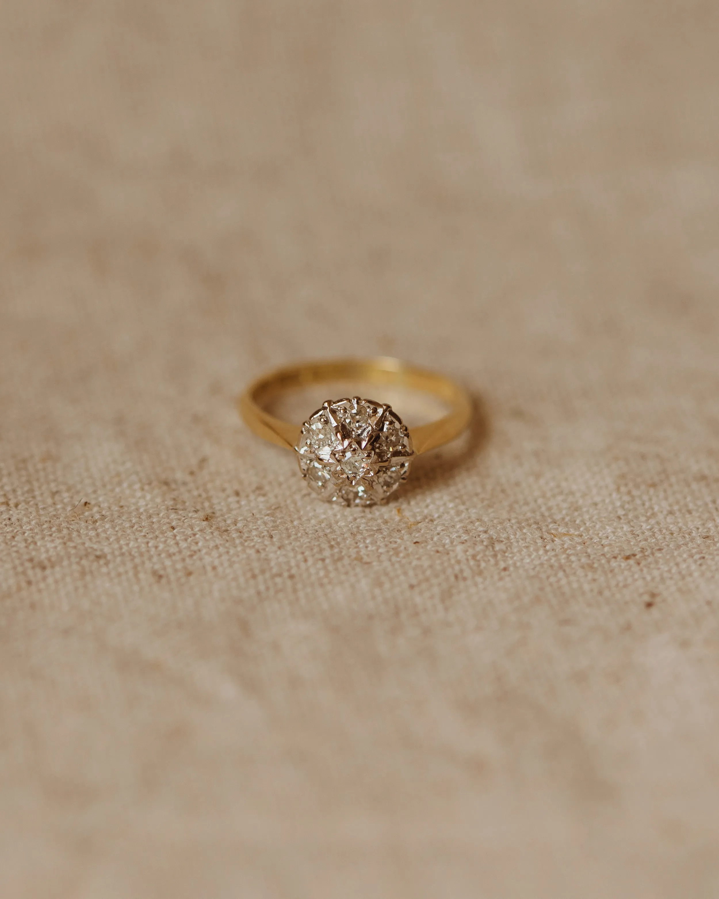 Vienna Vintage 18ct Gold Diamond Ring sold by Rock n Rose product image thumbnail 2