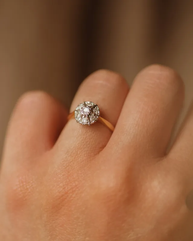 Vienna Vintage 18ct Gold Diamond Ring sold by Rock n Rose