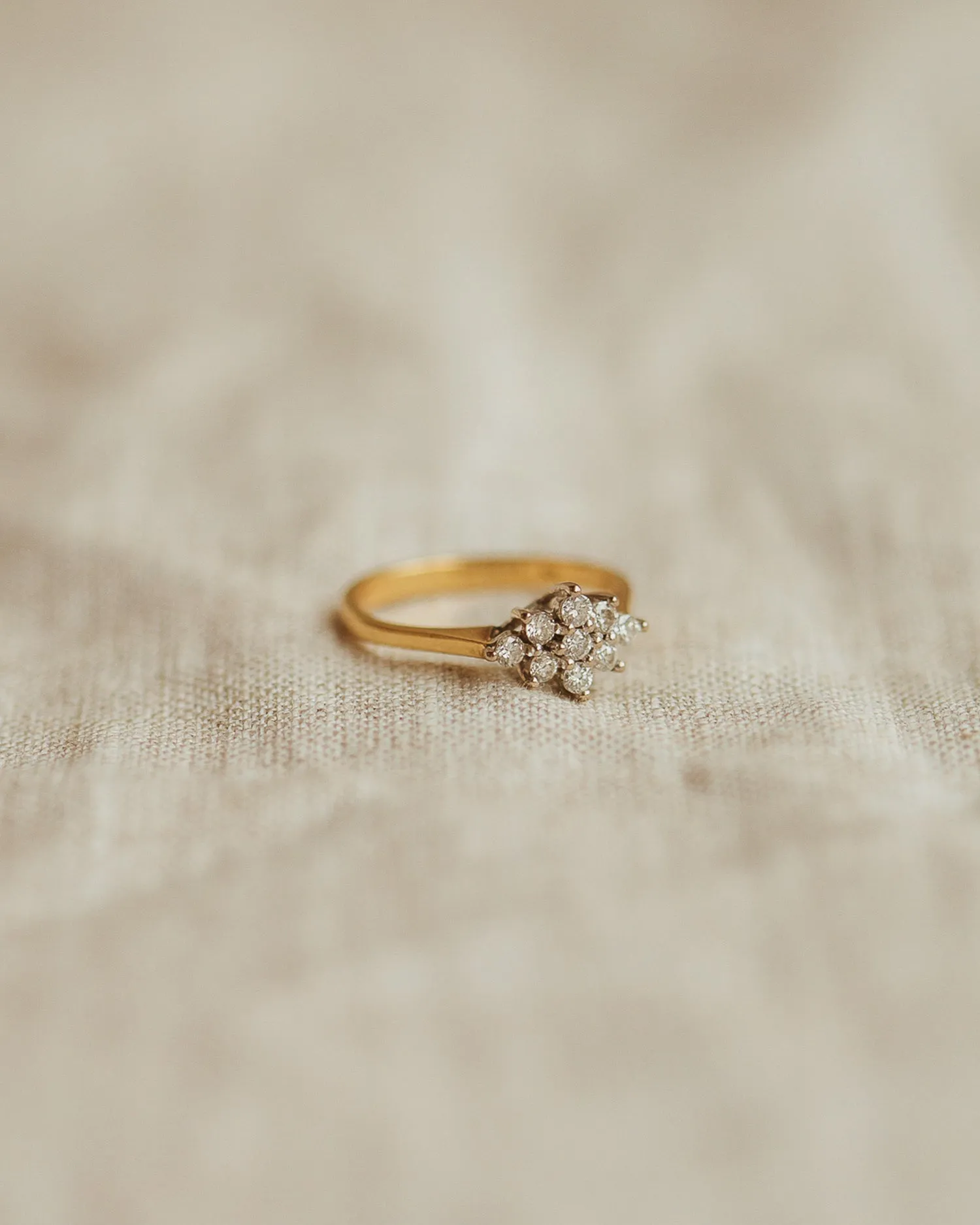 Posey 18ct Gold Diamond Cluster Ring sold by Rock n Rose product image thumbnail 3